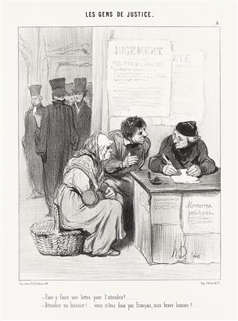 HONORÉ DAUMIER Les Gens de Justice.